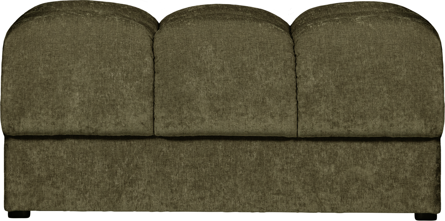 Sofapuf Woood Second Date Ottoman Puf   Grønt Polyesterstof 82x61x42