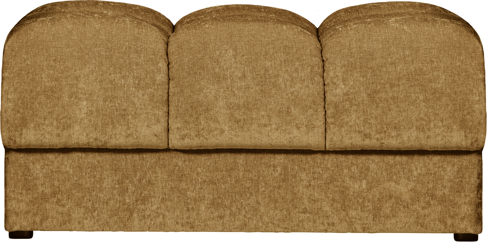 Sofapuf Woood Second Date Modulpuf Polyester Guld 82x61x42