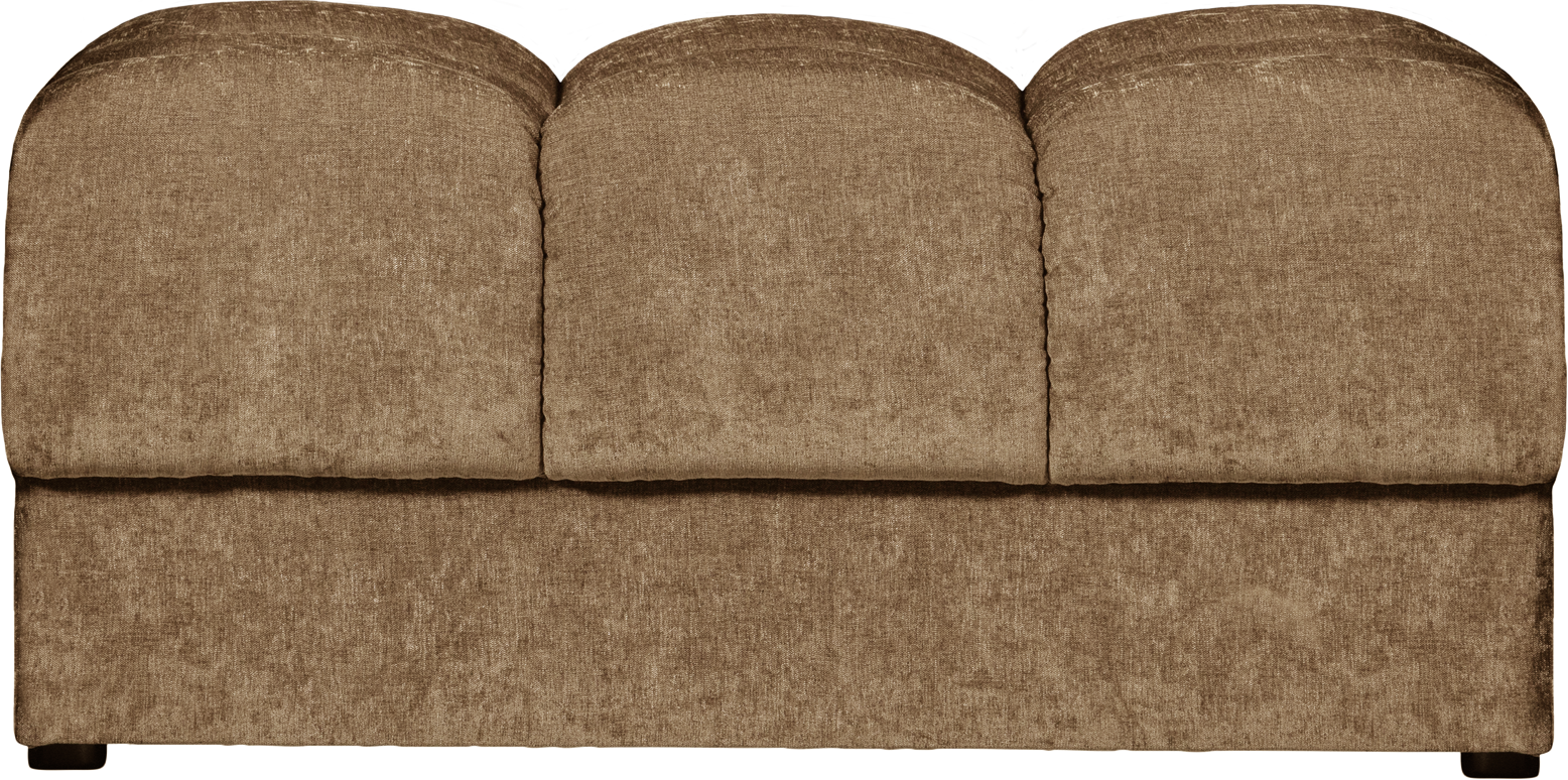 Sofapuf Woood Second Date Sand Polyester 82x61x42   Robust Komfortabel Modulpuf