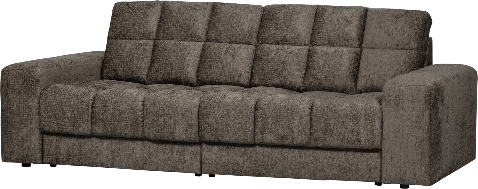 Woood Second Date Sofa til 2 personer i Grå Velour