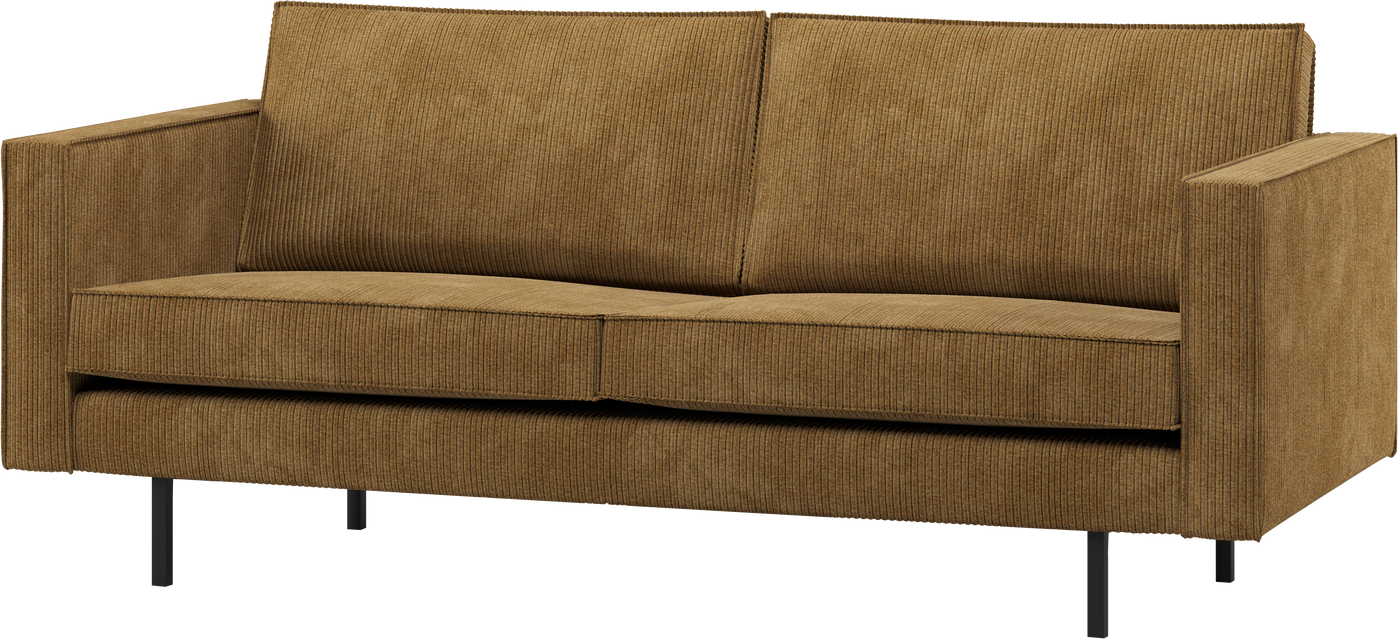 -personers Sofa Woood Rodeo Honninggul Remy Rib Polyester 190