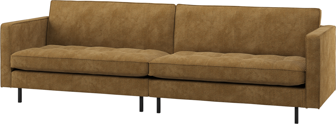 -personers Sofa Woood Rodeo Classic  Honninggul Ribstof  275    Faste Hynder