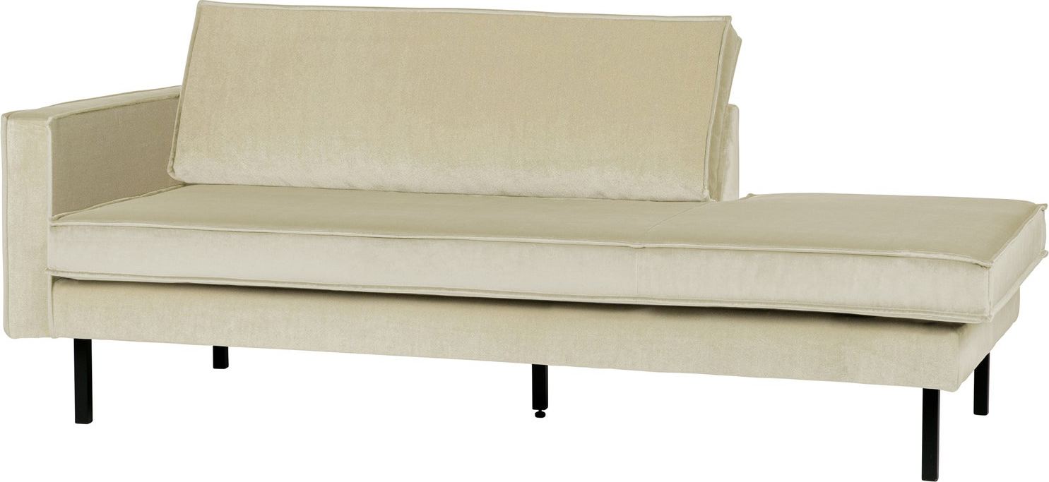 Daybed Woood Rodeo Venstrevendt  Pistacie Velour  H85xb203xd86