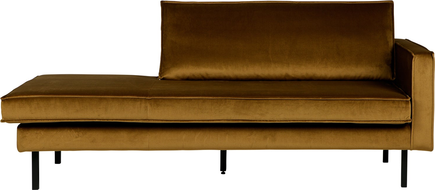 Daybed Woood Rodeo Højrevendt Honninggul Velour B203ã D86ã H85
