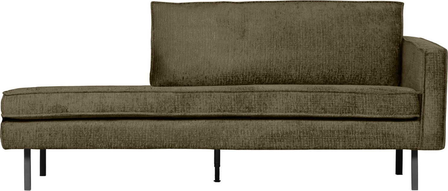 Daybed Woood Rodeo Bonsai Ferra Strukturvelour Højrevendt 203x86