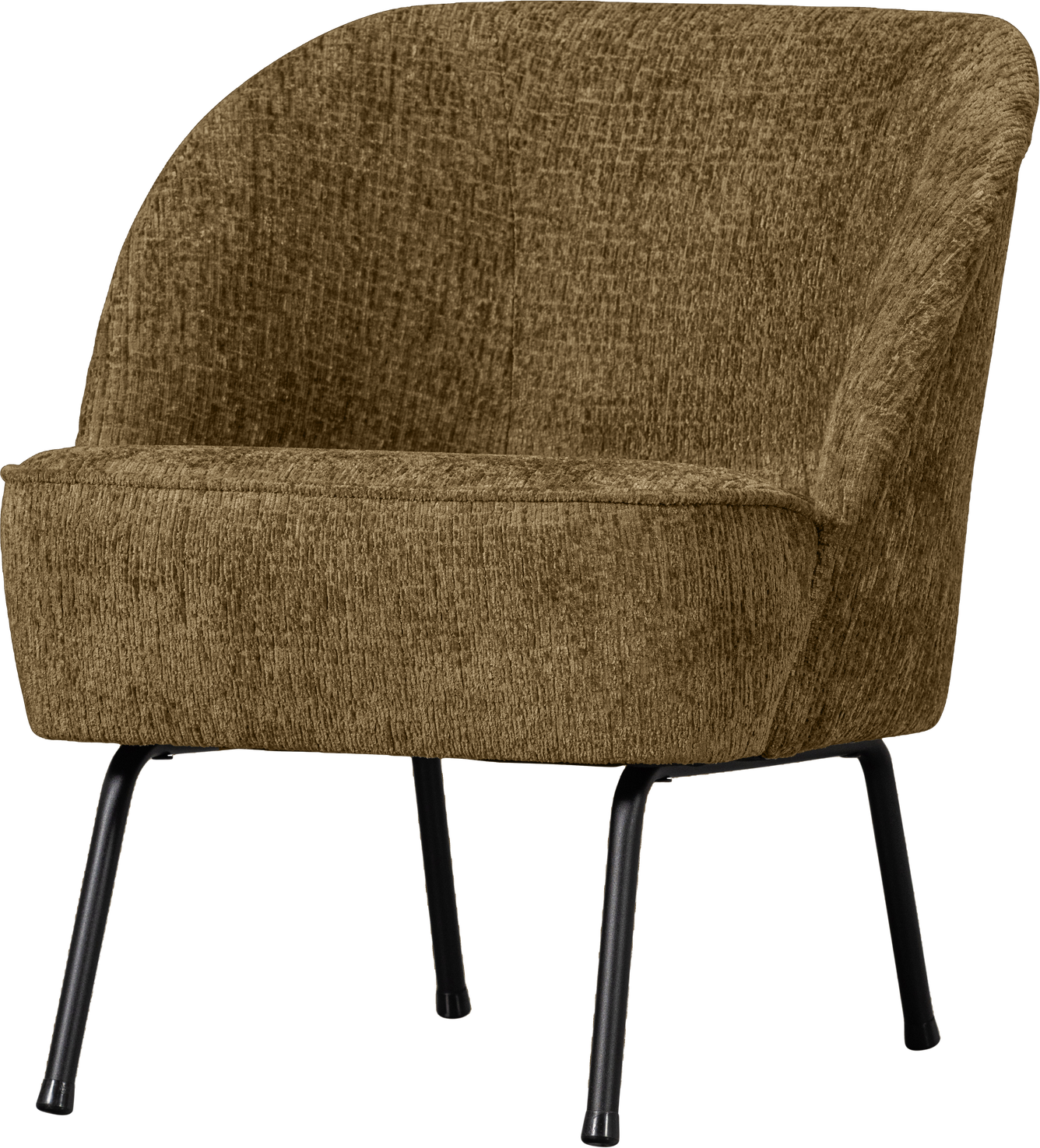 Loungestol Lænestol Woood Vogue   Ferra Strukturvelour  Bronze  Matsorte Metalben  Kompakt 69ã 57ã 70