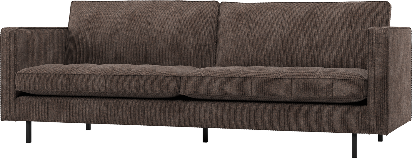 -personers Sofa Woood Rodeo Classic  Brunt Ribstof  230