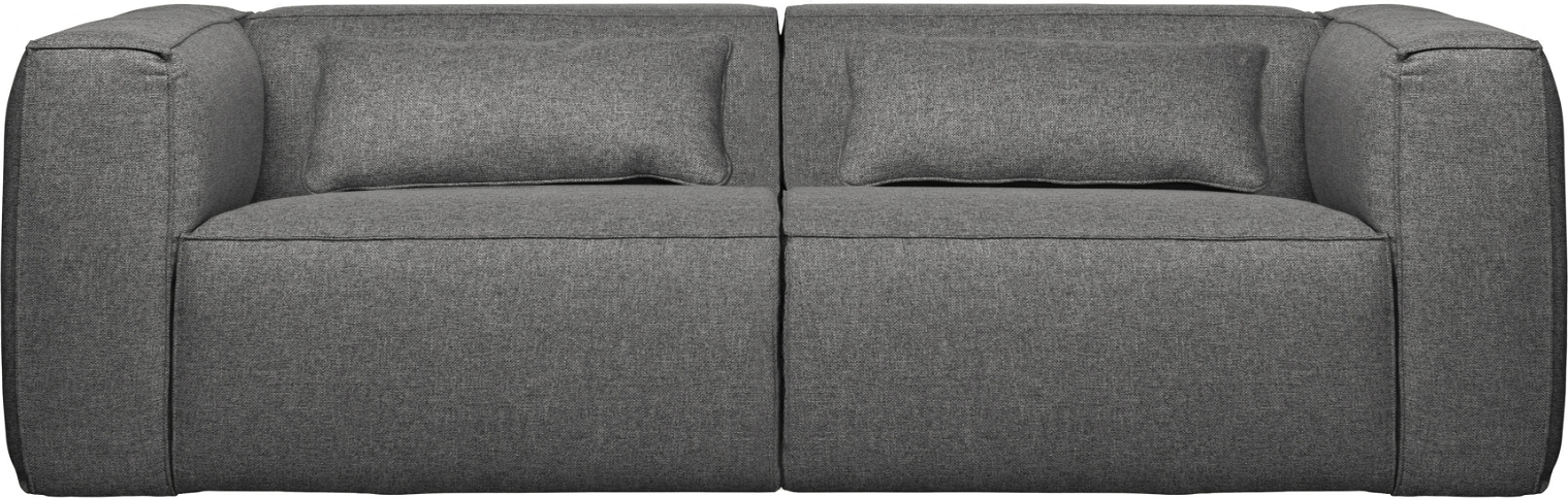 Elegant 3,5-personers Grå Sofa med Puder – WOOOD Exclusive