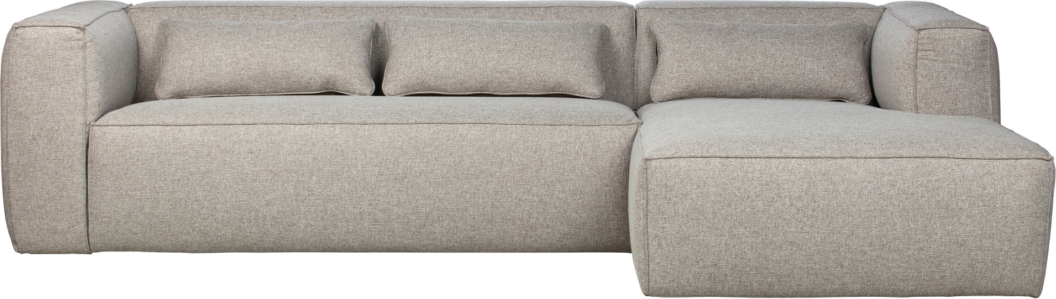Bean Hjørnesofa Højrevendt i Lysegrå - Elegant og Komfortabel