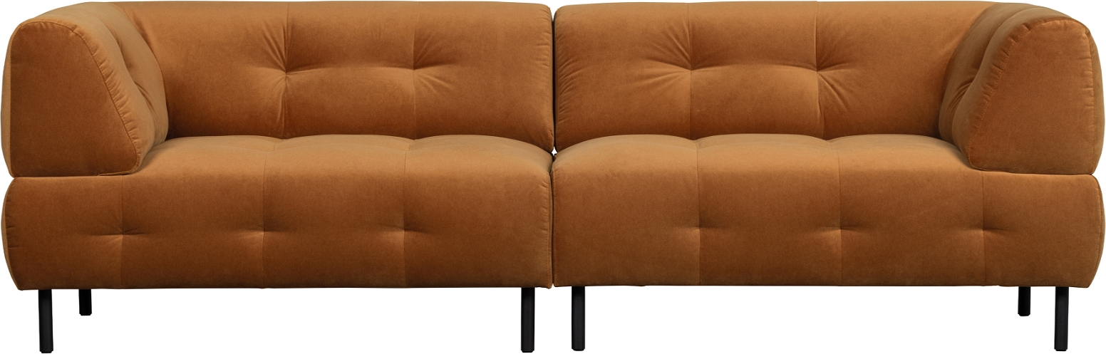 Woood Exclusive Lloyd Loma Sofa i Lysebrun Fløjl - 4-personers