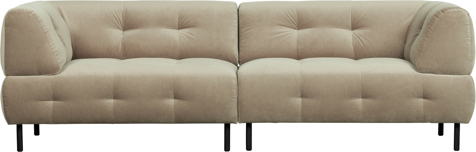 -personers Sofa Woood Exclusive Lloyd Loma Fløjl Beige   245