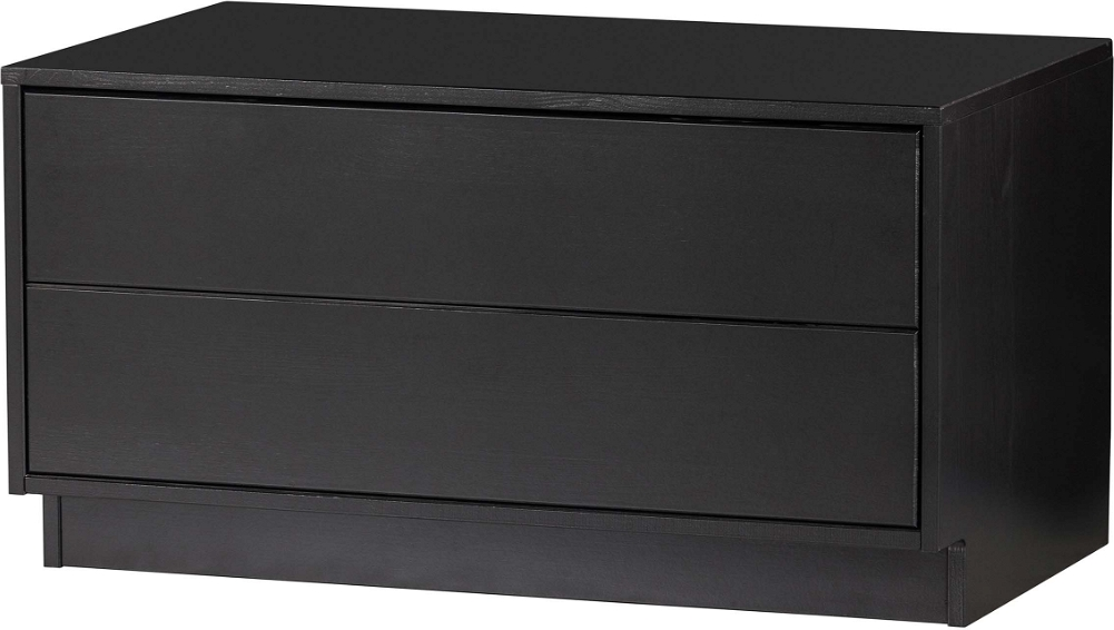 Skænk Skab Woood Exclusive Finca   Massivt Fyrretræ  Dybsort Mat Lak  40x75x40