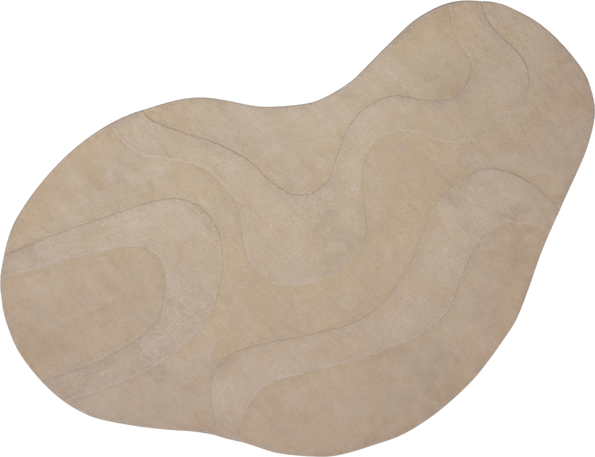 Gulvtæppe Woood Exclusive Alya 170x240 cm - Beige Polyester