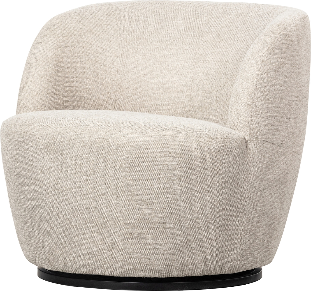 Loungestol Woood Exclusive Serra   Hvidt Polyester Med 360 Drejefunktion H75ã B70ã L69