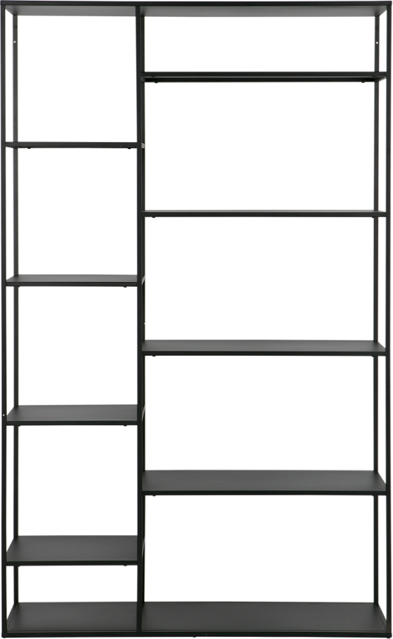 Woood Exclusive June Rumdeler Reol   Sort Metal   Hylder H195ã B120ã D35