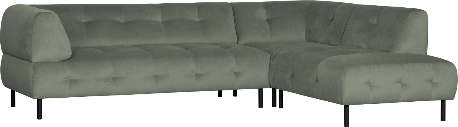 Lloyd Højrevendt Hjørnesofa i Bleg Grøn - Elegant Design