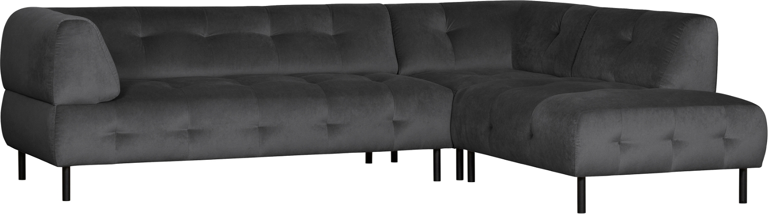 Lloyd Hjørnesofa Højrevendt Mørkegrå – Elegant Komfort