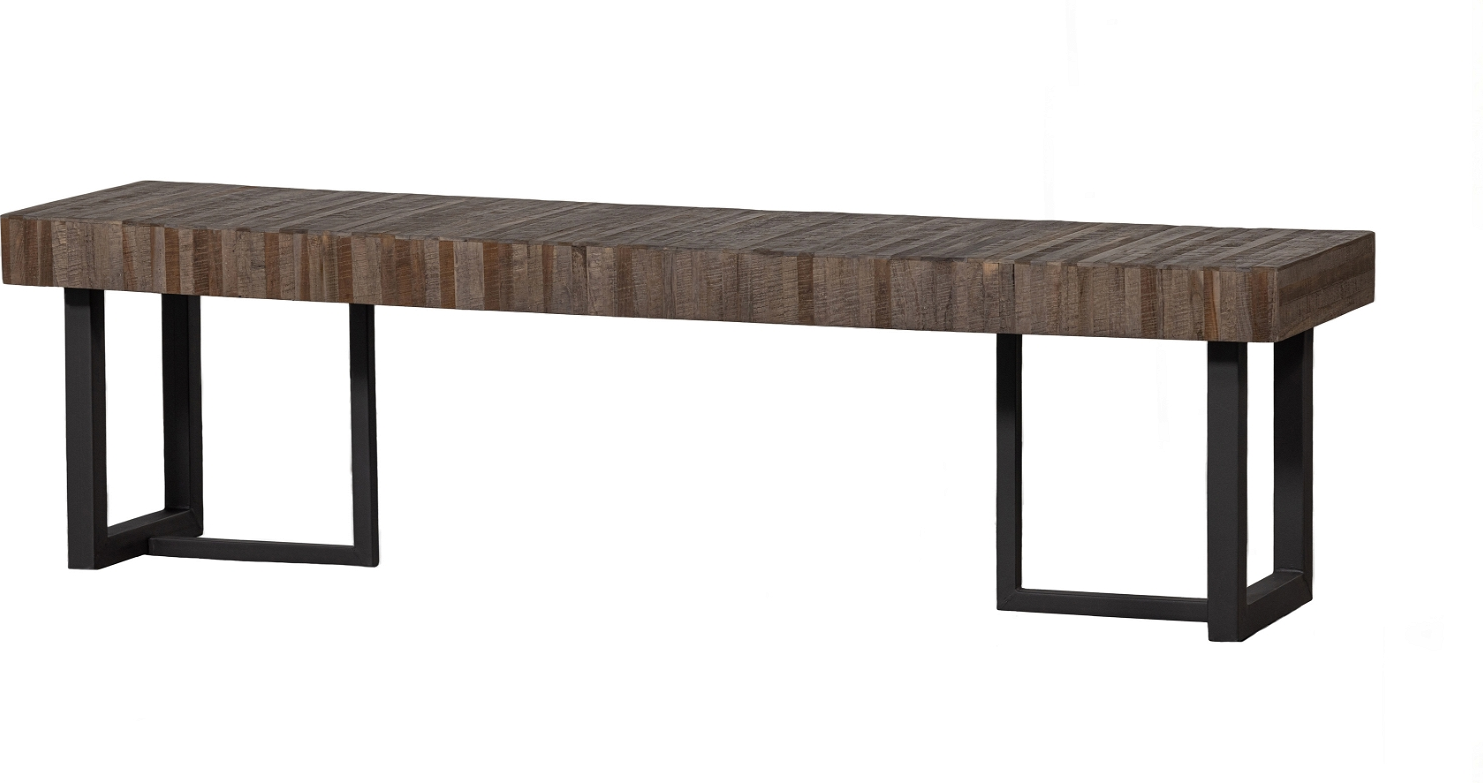 Elegant Entrebænk Maxime i Genbrugt Teak – Tidløst Design