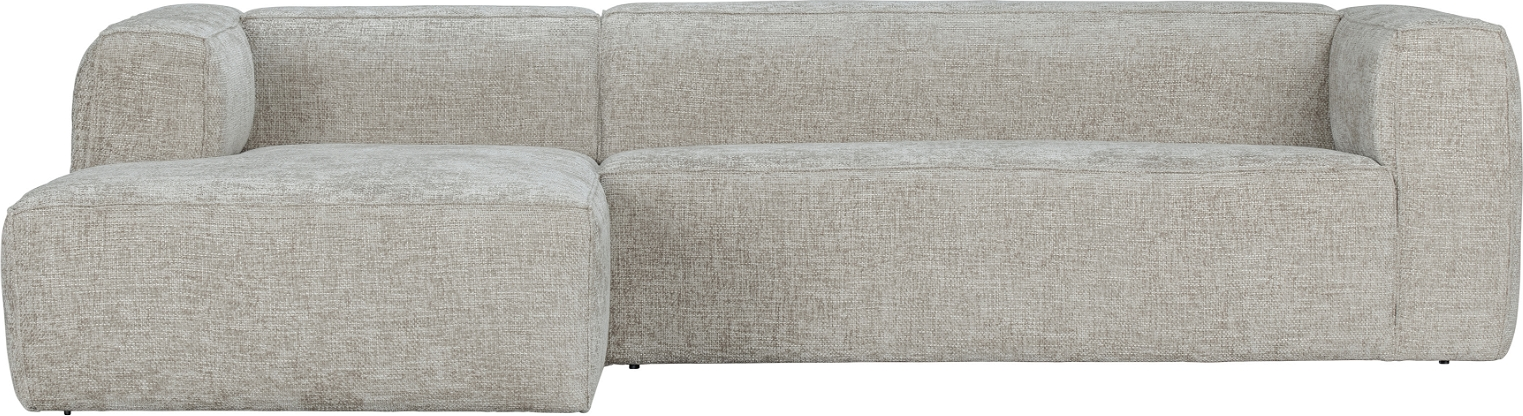 Bean Venstrevendt Hjørnesofa i Naturfarve – Elegant Komfort