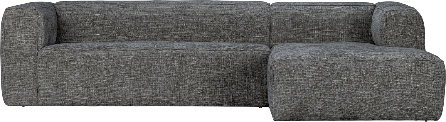 Elegant Højrevendt Bean Hjørnesofa i Asfalt - Komfortabel Stil