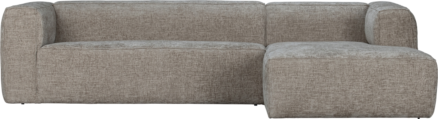 Stilfuld Hjørnesofa Bean Højrevendt i Travertin – Komfort!