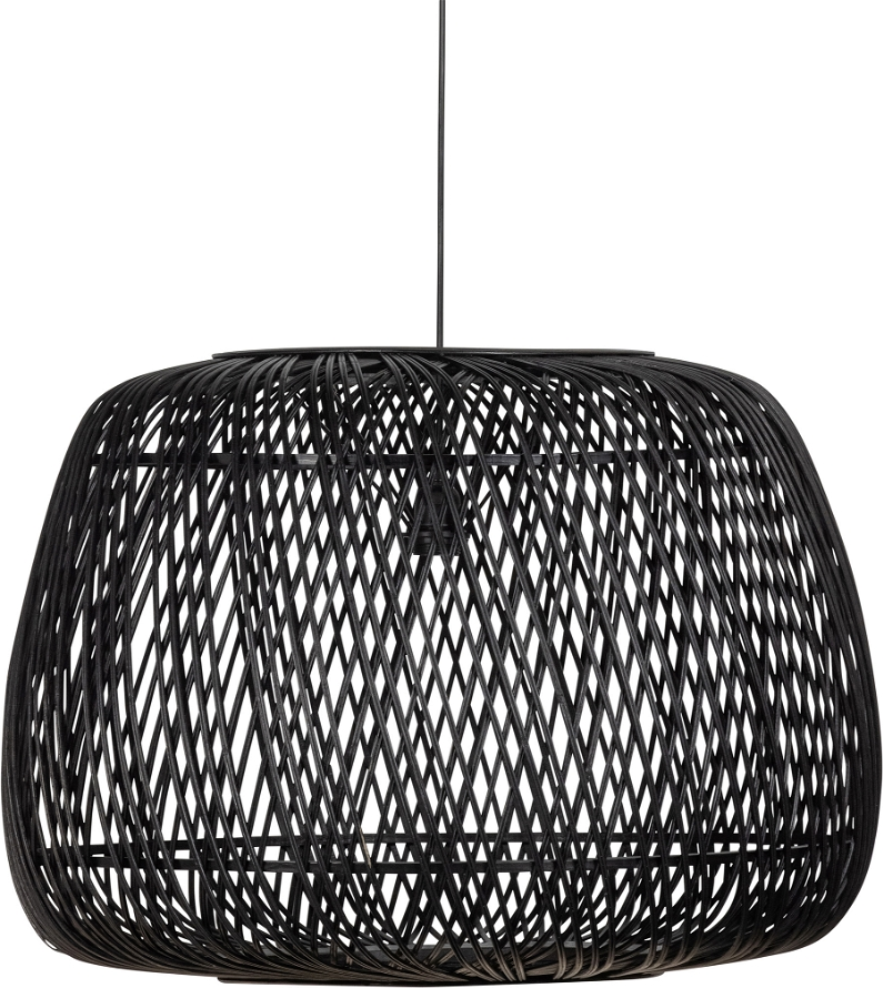 Sort Bambus Pendel Lampe fra Woood Moza – Elegant Design