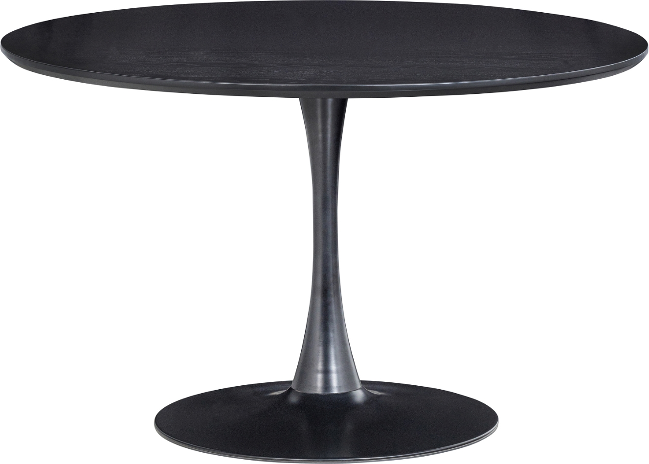 Rundt Spisebord Woood Exclusive Sammy – Sort MDF & Stål