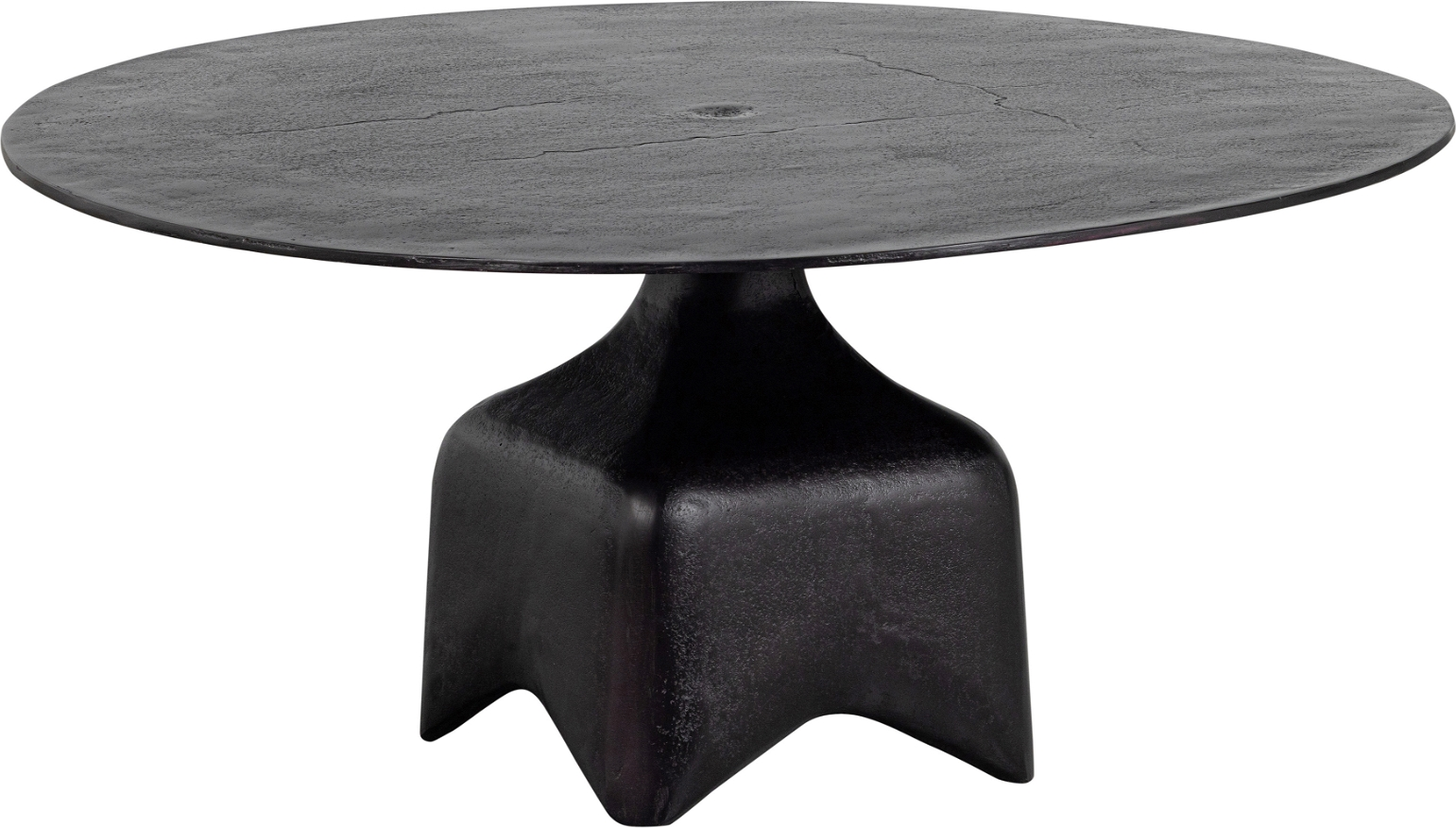 Sofabord Woood Exclusive Foss  Antik Sort Aluminium  75ã 75ã 40