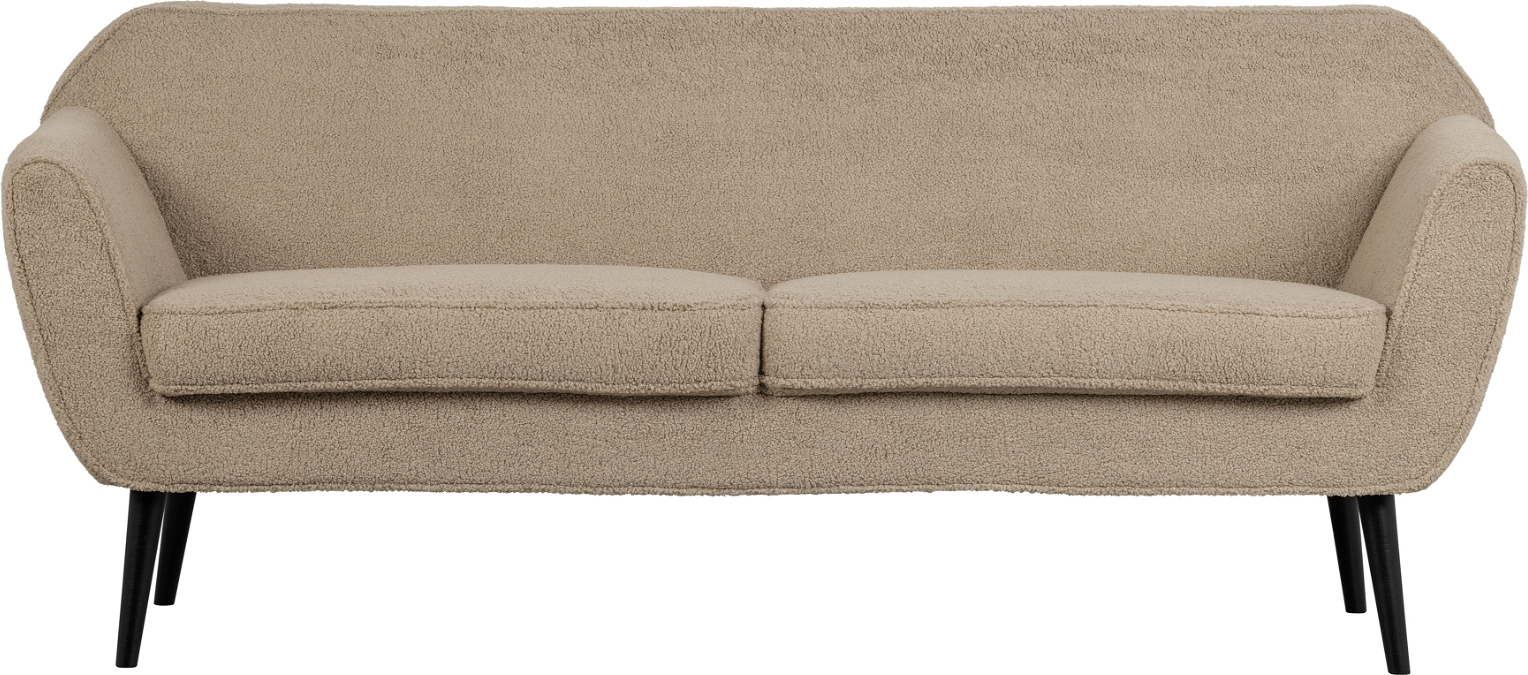 Loungesofa Woood Rocco i sandfarvet teddystof - Black Friday!