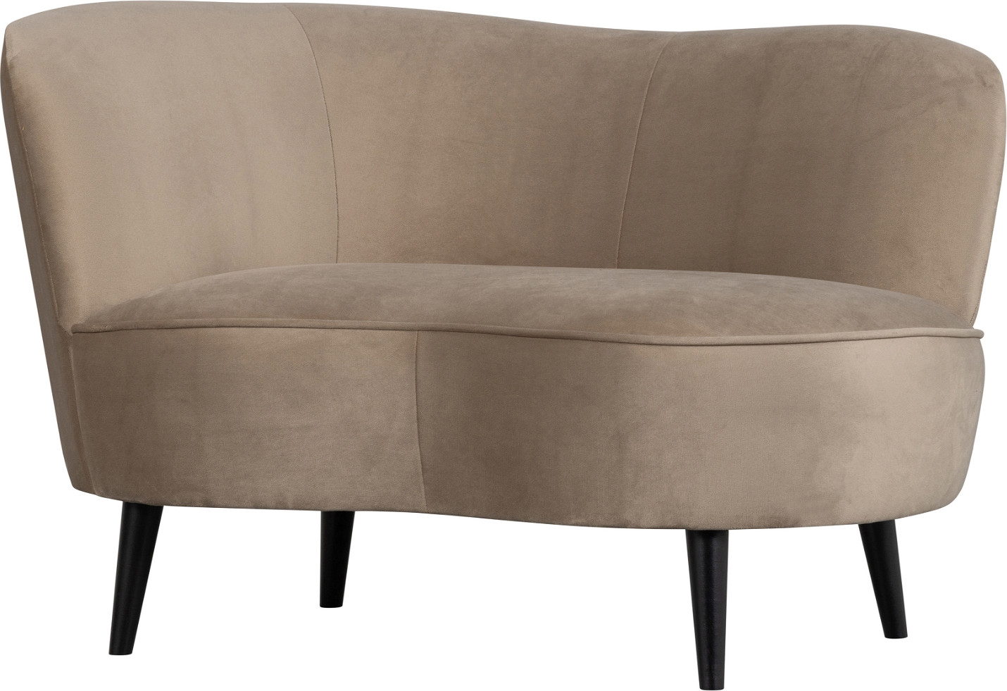 Loungesofa Woood Sara Venstrevendt i Beige - Stil og Komfort