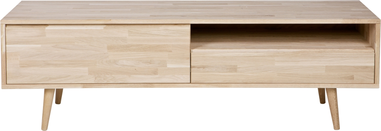 -bord  -møbel Woood Tygo Ubehandlet   150x47x44   Med Skuffe   Hylde