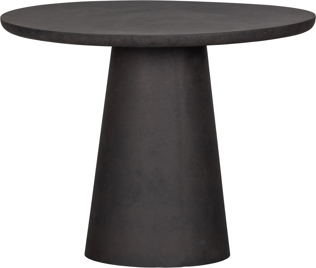 Spisebord Woood Damon Beton-look Fiberlera ø100   H76   Brun
