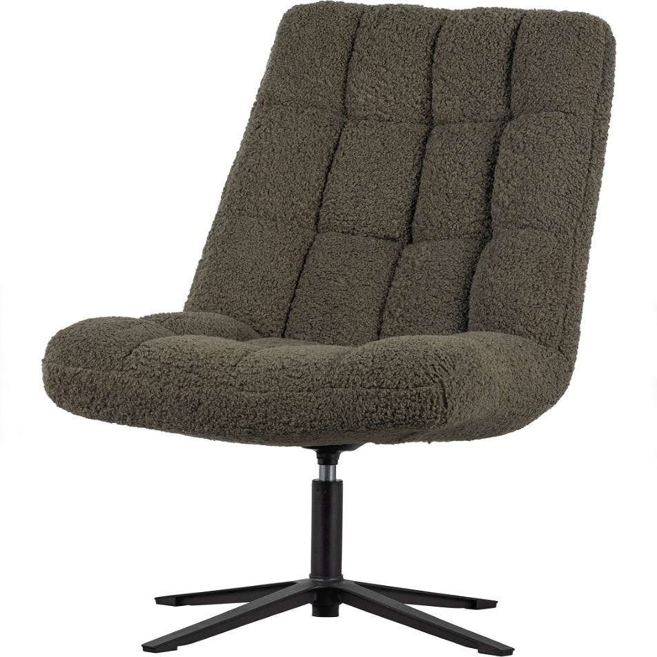 Job Loungestol i Grøn Polyester – Stilfuld Komfort