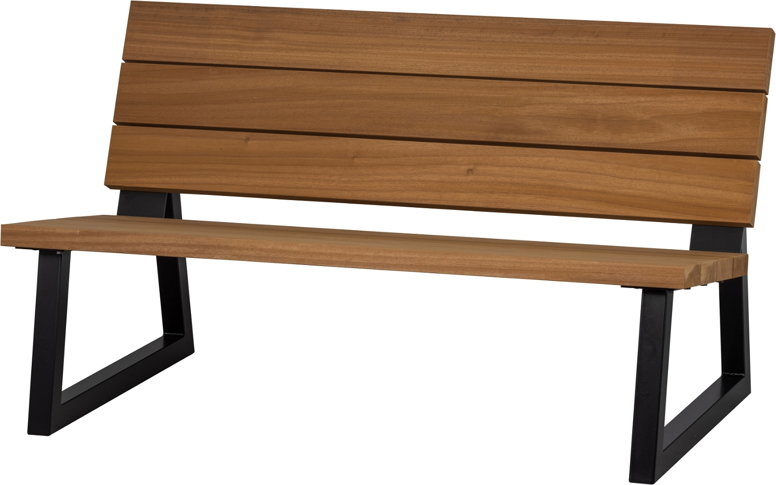 Elegant Banco Udendørs Sofabænk i Natur Sort - Tilbud!