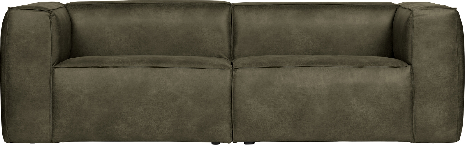 Woood Bean Sofa i Grøn Læderlook - Stilfuld Komfort