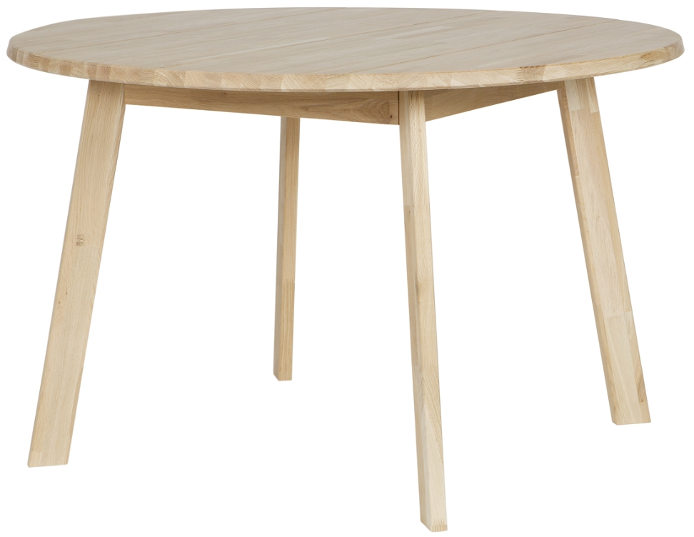 Spisebord Woood Disc   Fsc-certificeret Egetræ ø120    Natur  Rundt