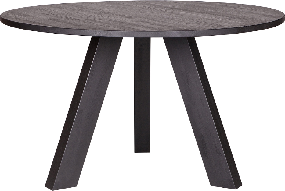 Rundt Sort Spisebord Woood Rhonda – Minimalistisk Elegance