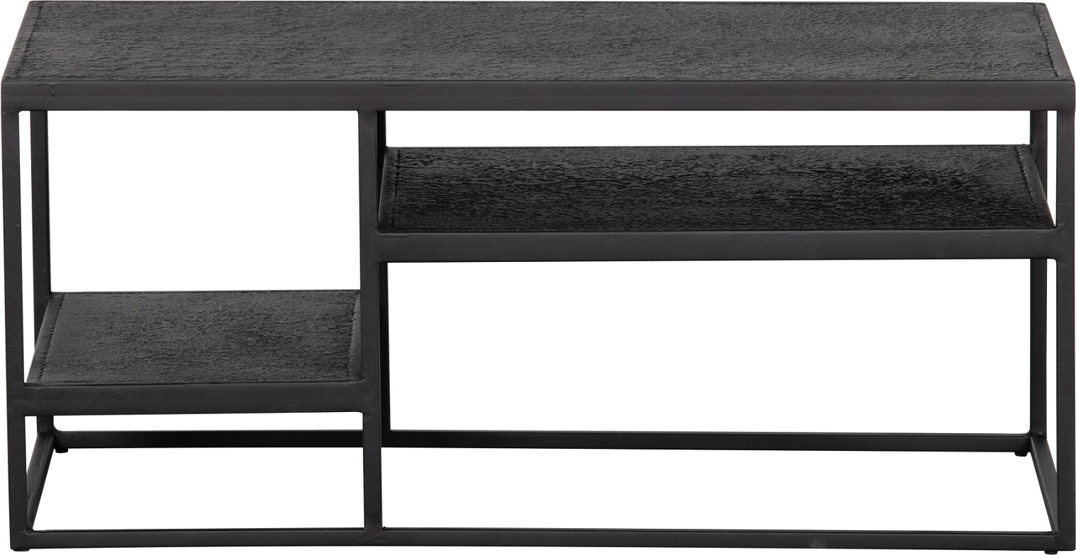 Sofabord   Loungebord Woood Febe   Sort Metal   -beskyttet  Ind-   Udendørs  H40   B90   D45