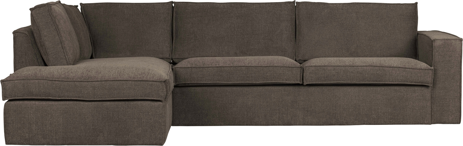 Freddie Venstrevendt Hjørnesofa i Mørkebrun – Elegant Design