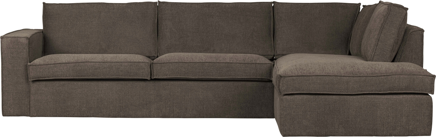 Hjørnesofa Woood Freddie   Mørkegrå Bouclé   Højrevendt Sofa 283ã 197