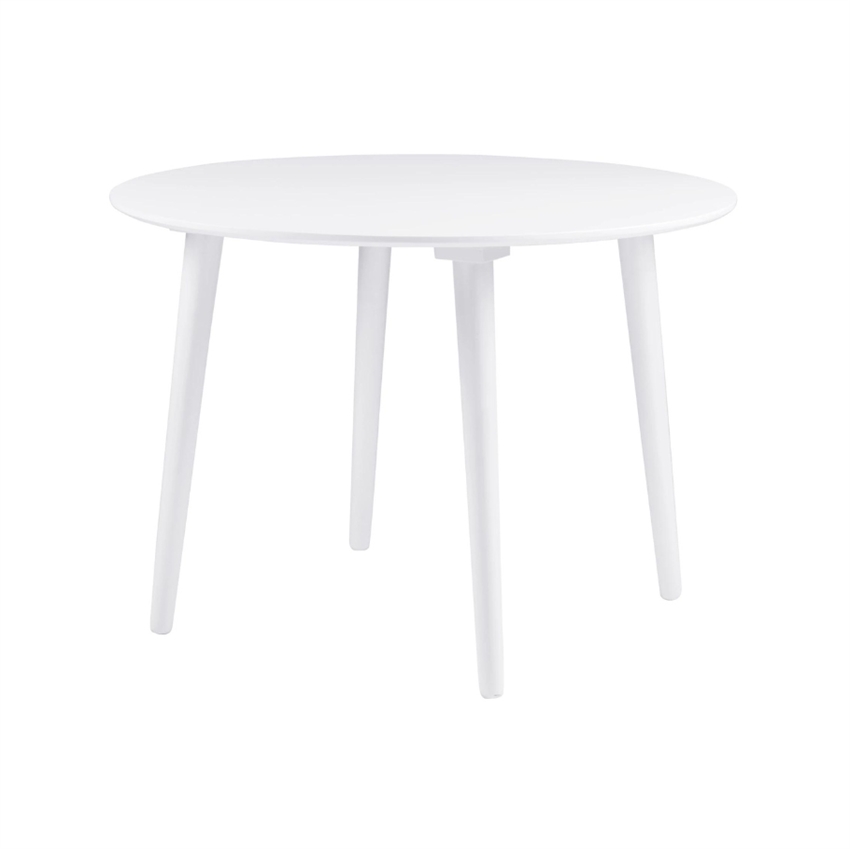 Rowico Home Lotta Rundt Hvidt Spisebord   Quot  ø106 106     75     106     Møbelsalg