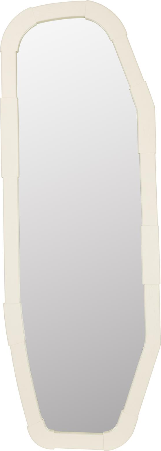 Spejl Zuiver Reverse Asymmetrisk Egetræ Beige Væg- Gulvspejl 176 61