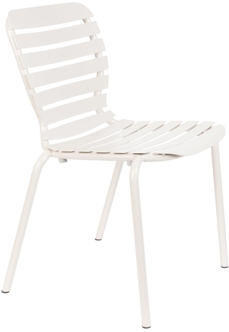 Udendørs Spisebordsstol Vondel i Offwhite Aluminium - Must-have!