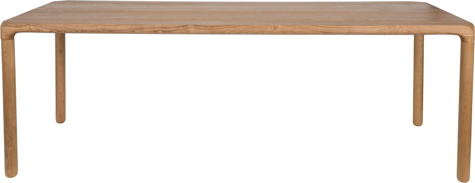 Spisebord Zuiver Storm Rektangulært Nougat Asketræ  Askefinér 220x90x75