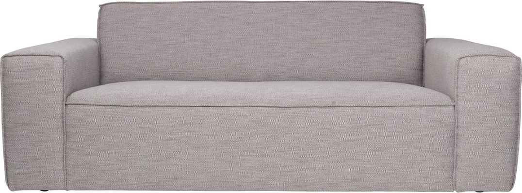-personers Sofa Zuiver Bor Stengrå Stof 200     Elegant Robust Komfort  -skum