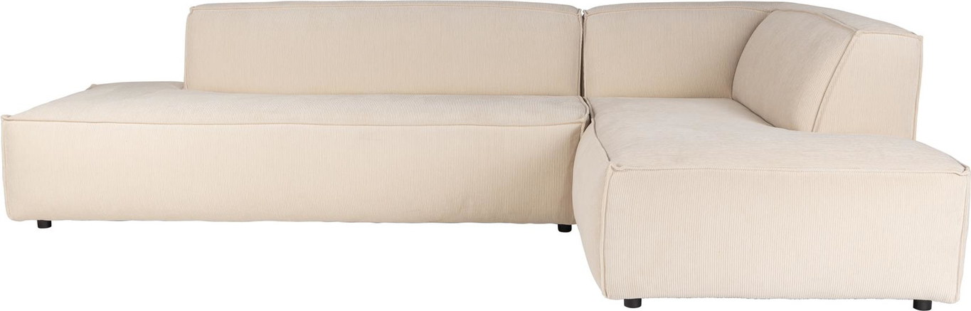 Hjørnesofa Zuiver Fat Freddy Højrevendt Perlemorsfarvet Stof 188x308