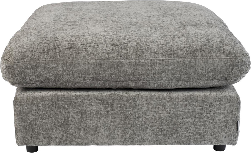 Skammel Zuiver Hocker Grå Stof 92x92x47