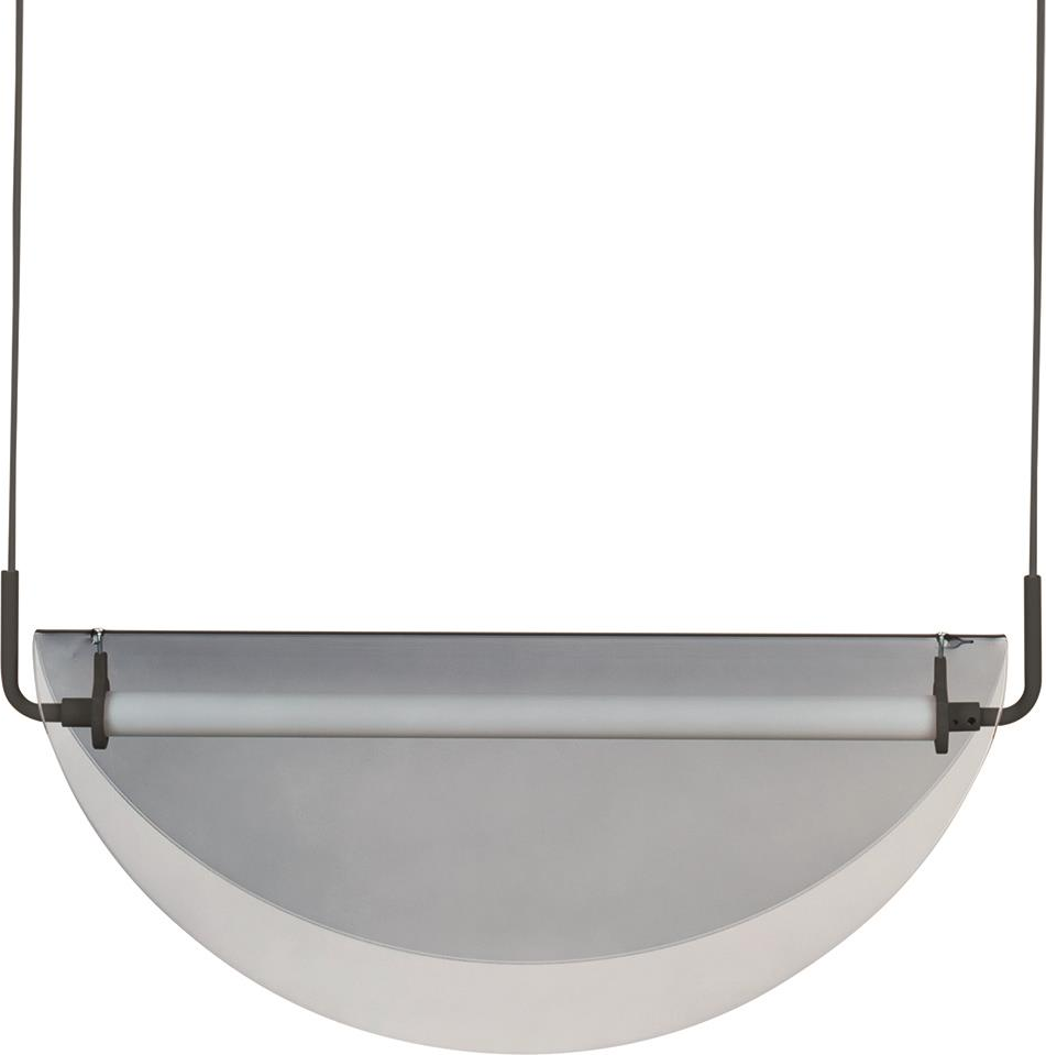 Pendellampe Zuiver Rani Sølv Jern H160xb73 5xl22   Retro-moderne Memphis Indendørsbelysning Med Varmt Hvidt Lys