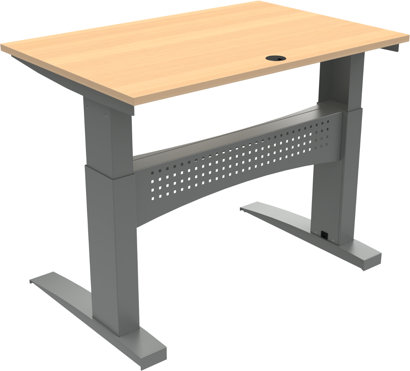 Hæve-Sænkebord Zennord Flexdesk i Bøg – Komfort og Stil