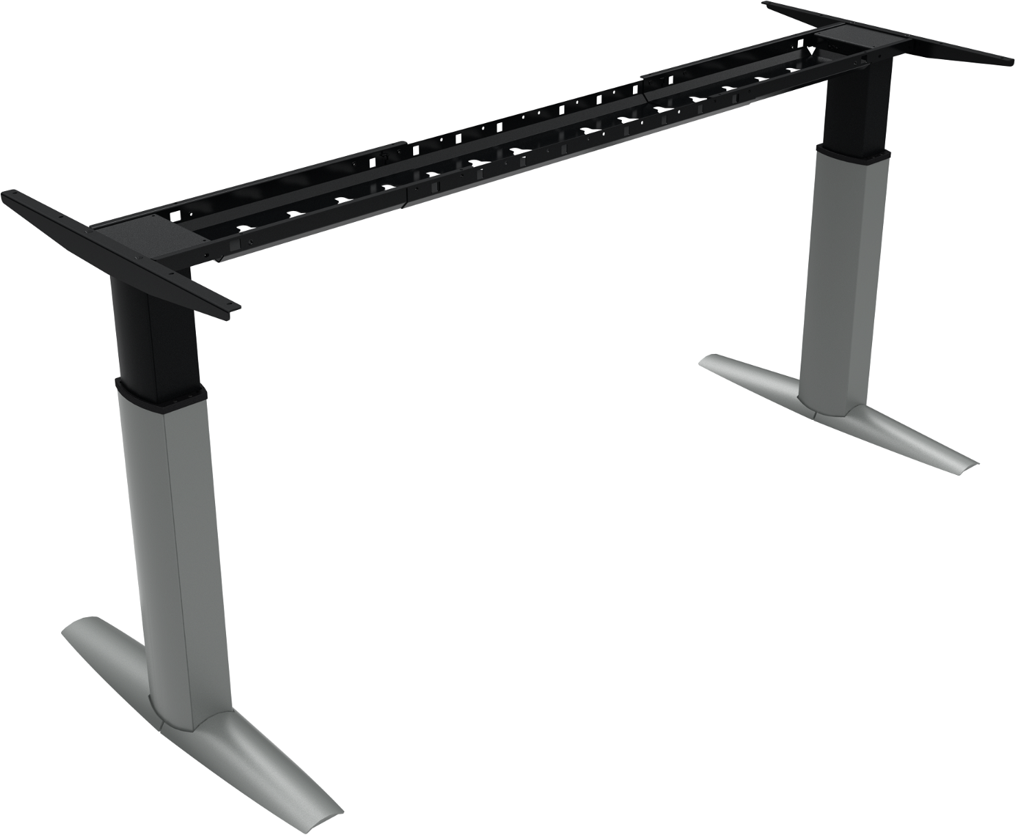 Hæve-/Sænkestel Zennord Elevateline i Sølv - Ergonomisk Design